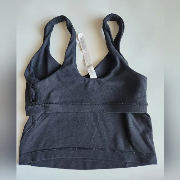 LULULEMON Women’s Align Tank Top Black Size: 2 Cropped Sports Bra No Pads - Picture 7 of 10